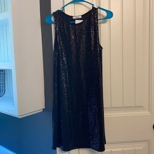 Black sequin dress
